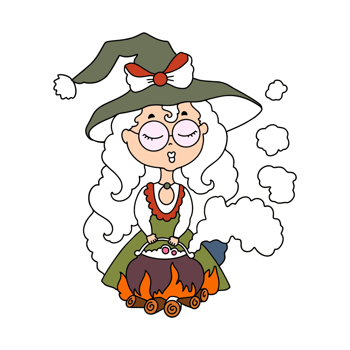 Halloween And Potion Halloween Coloring Pages For Adults