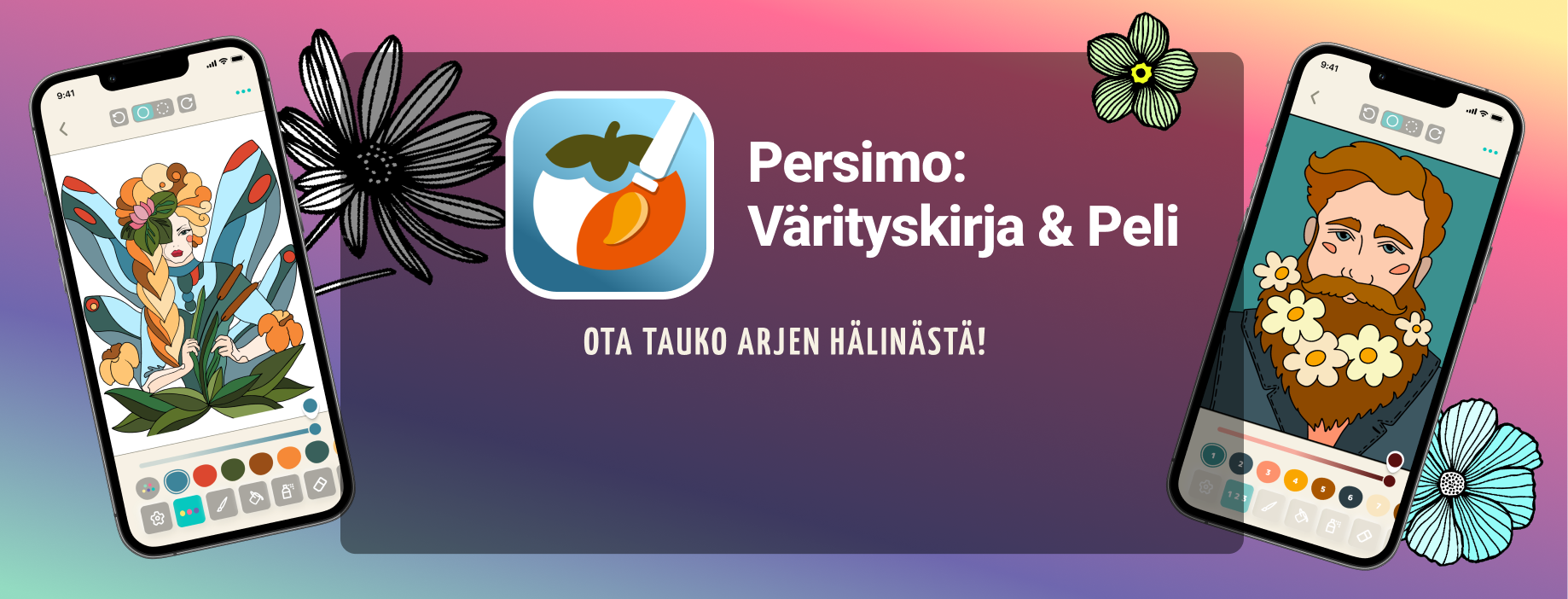 Lataa värityssovellus ja pidä tauko