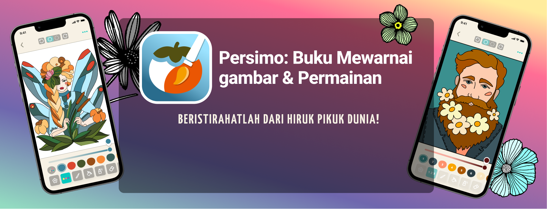 Unduh aplikasi mewarnai dan istirahat