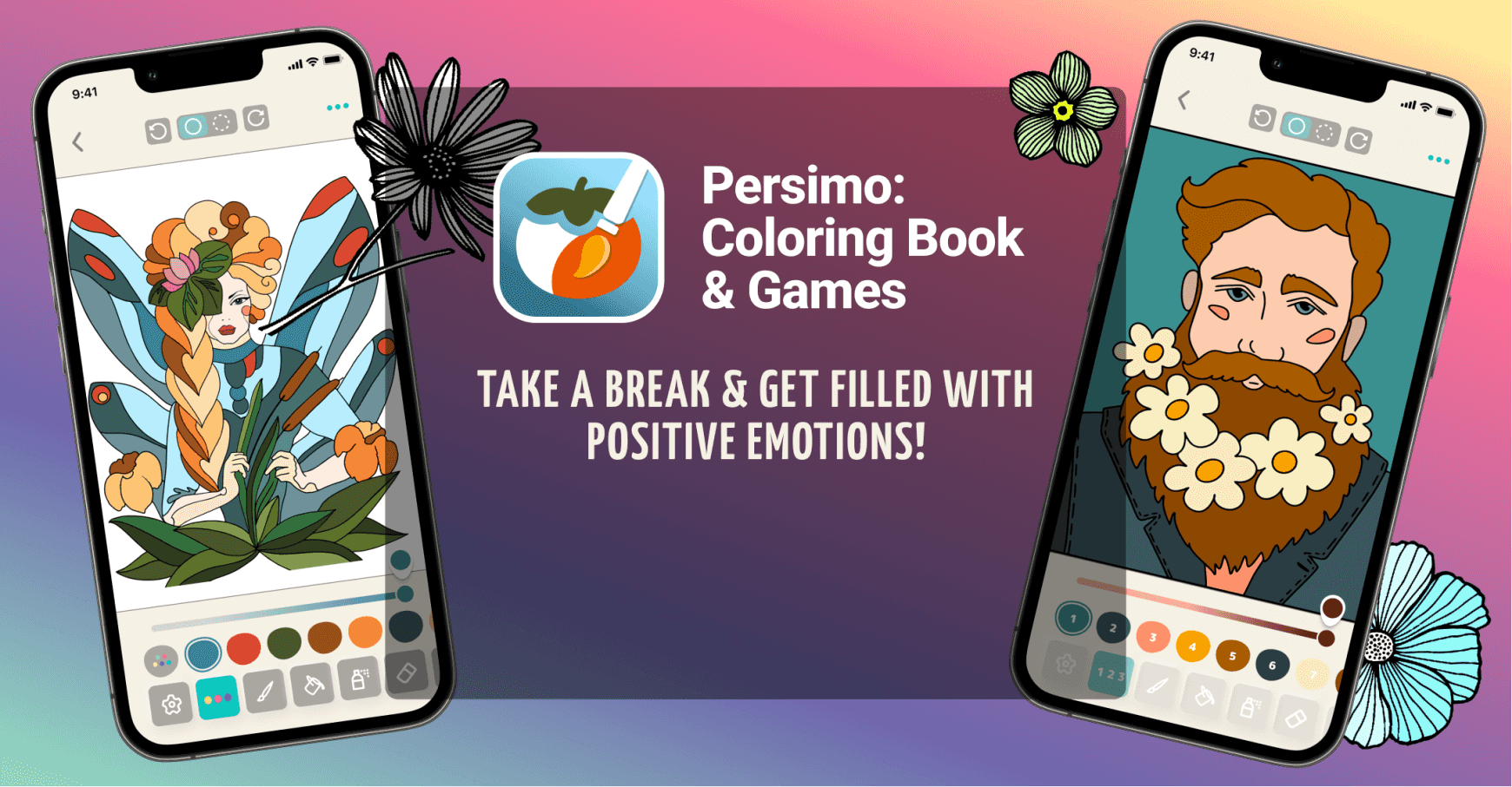 Summer coloring pages for Adults - Adults Banner Mobile Persimo En 1740x907 