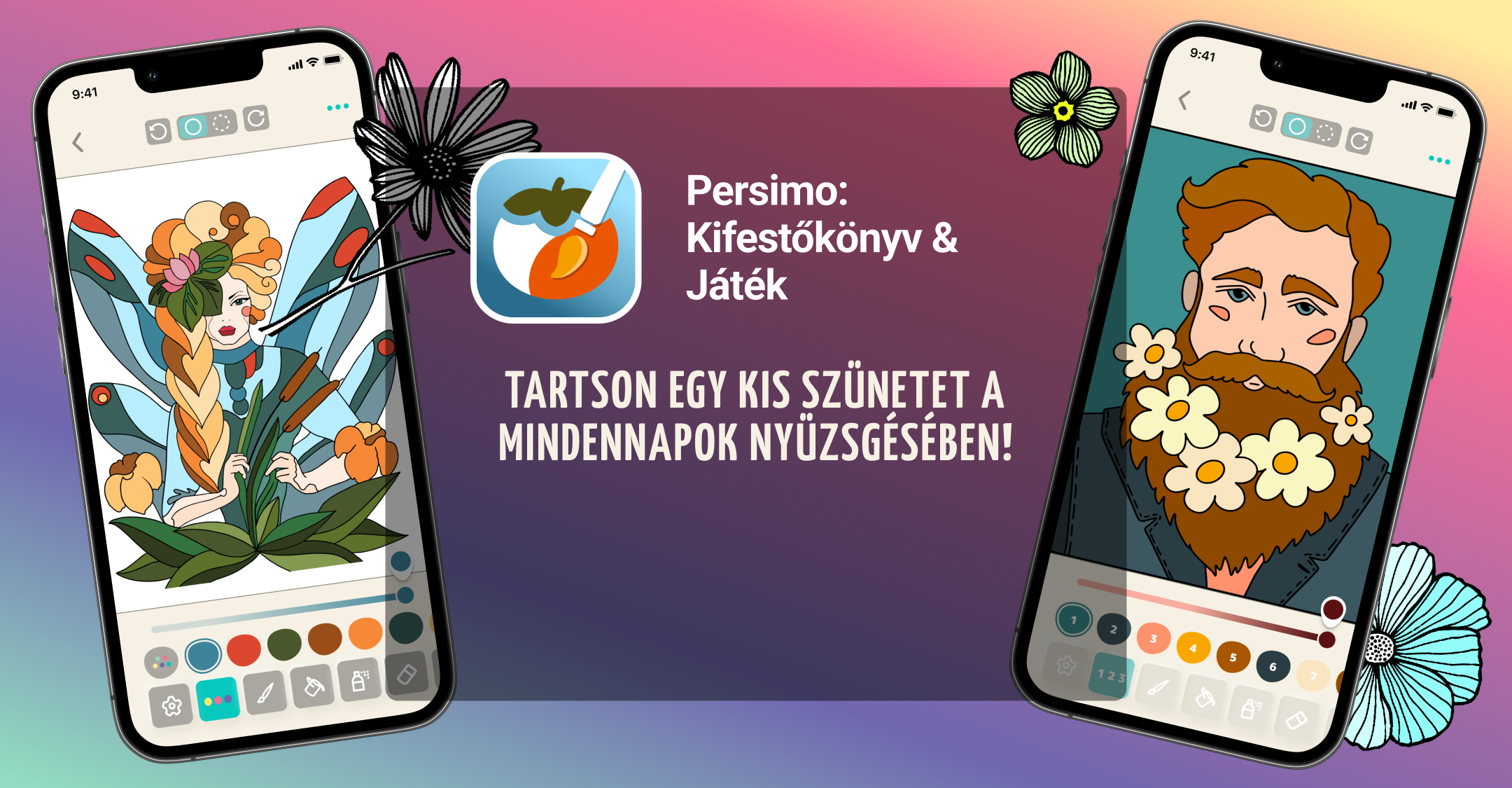 Színes és lazítson a napi nyüzsgéstől