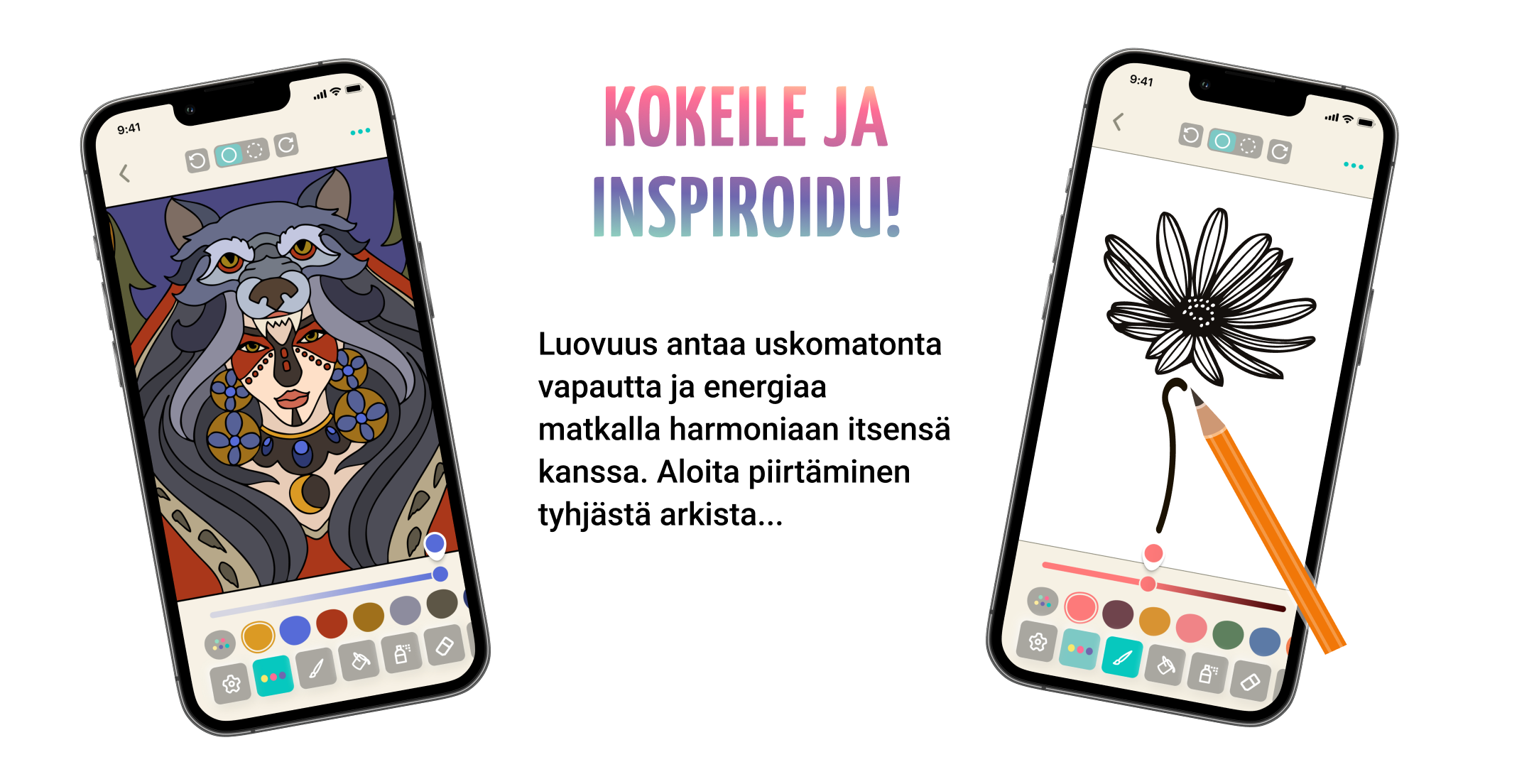 Voidaan maalata tai värittää