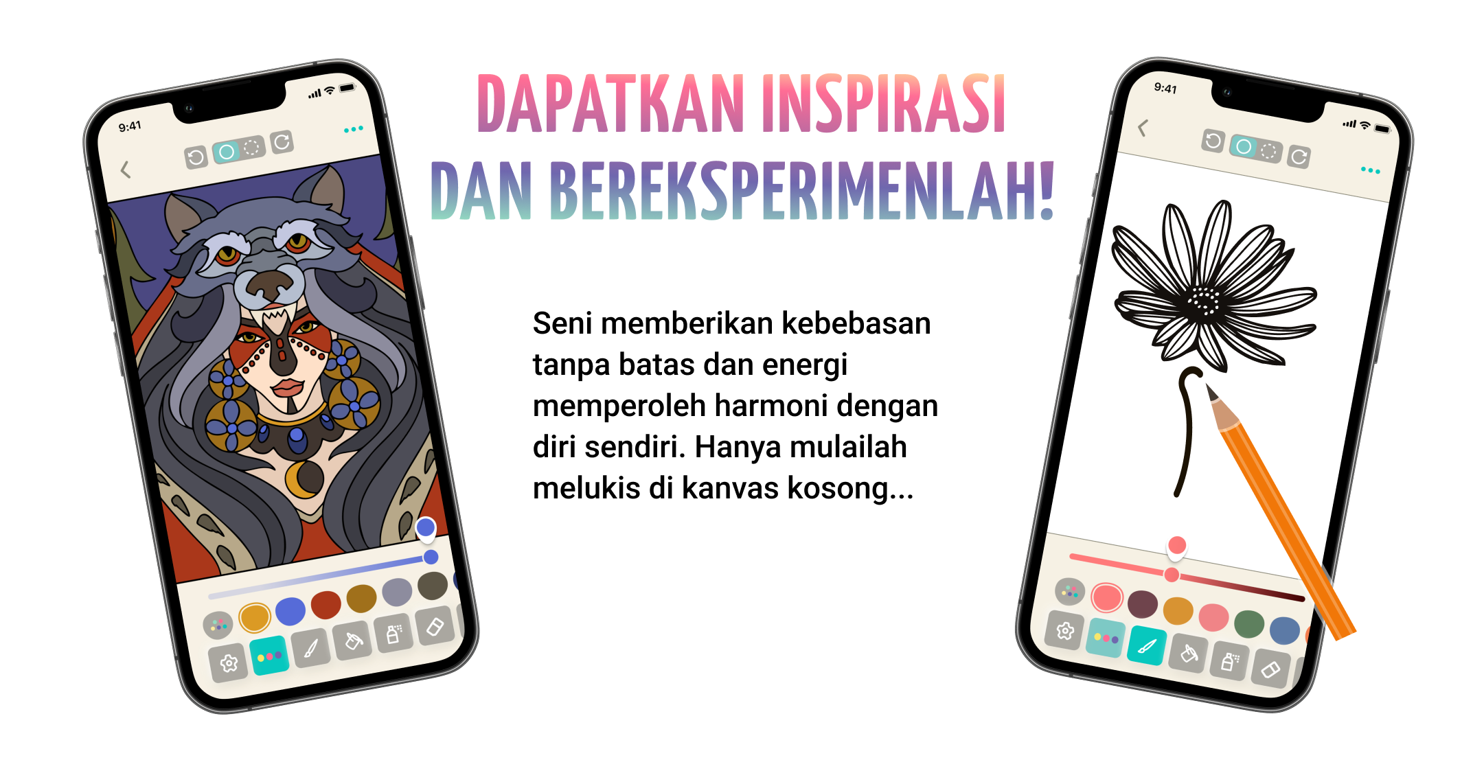 Bisa dicat atau diwarnai