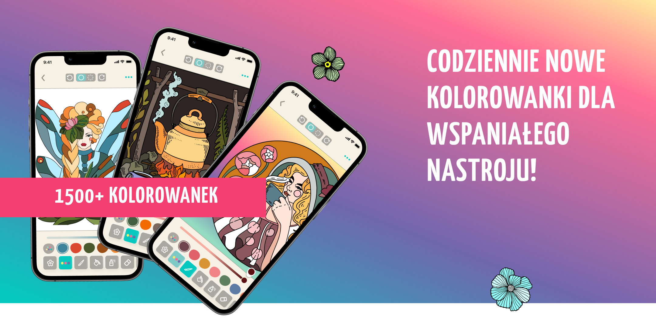 Nowe kolorowanki w aplikacji