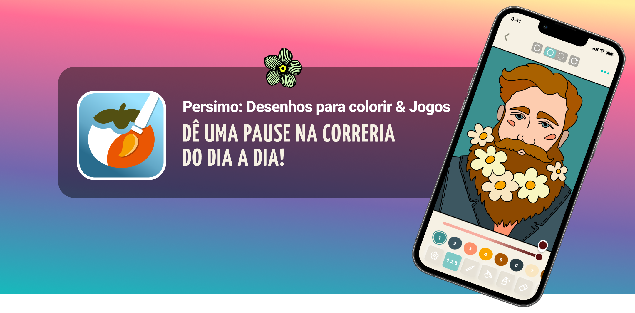 Páginas para colorir para descanso e relaxamento