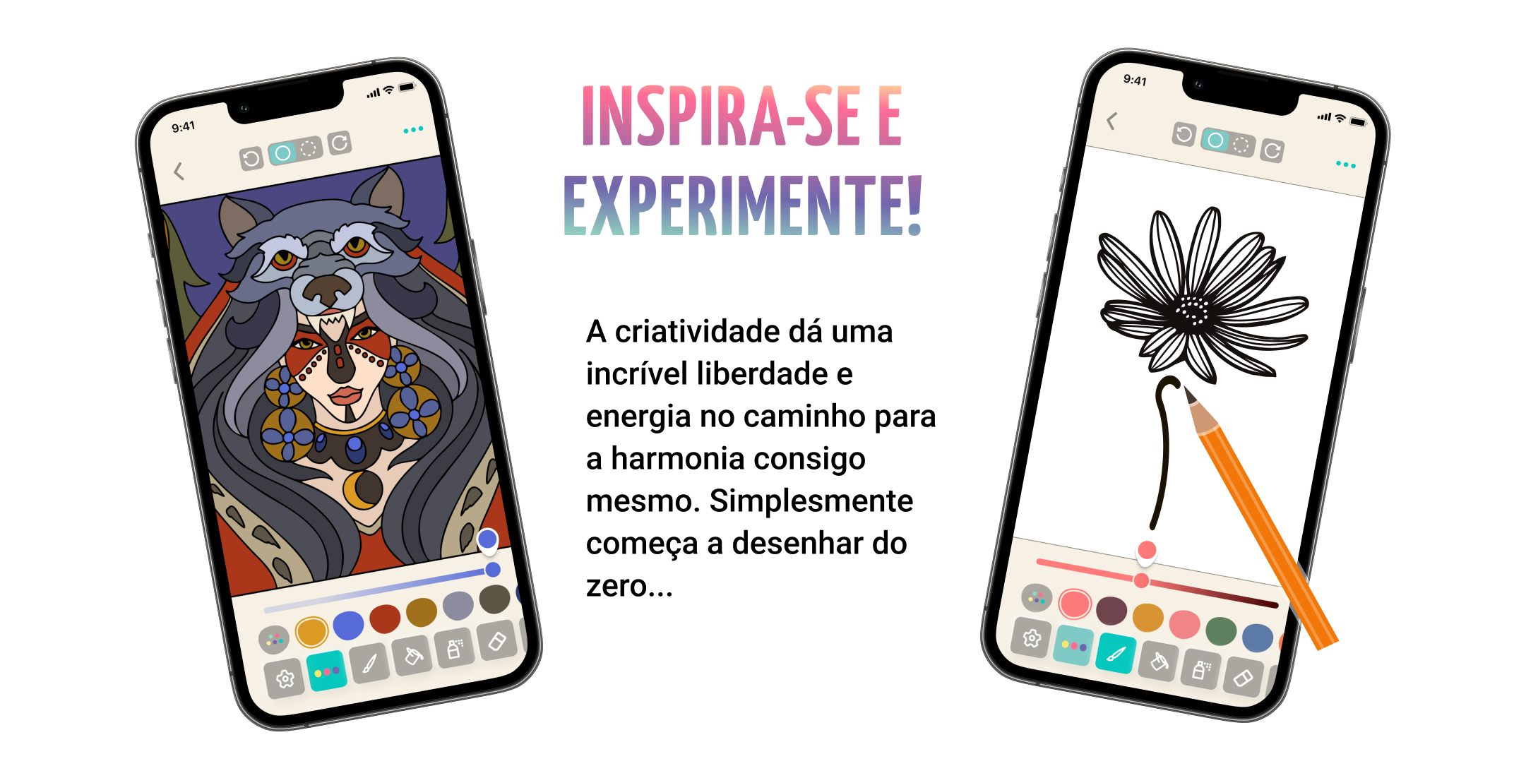 Pode ser pintado ou colorido