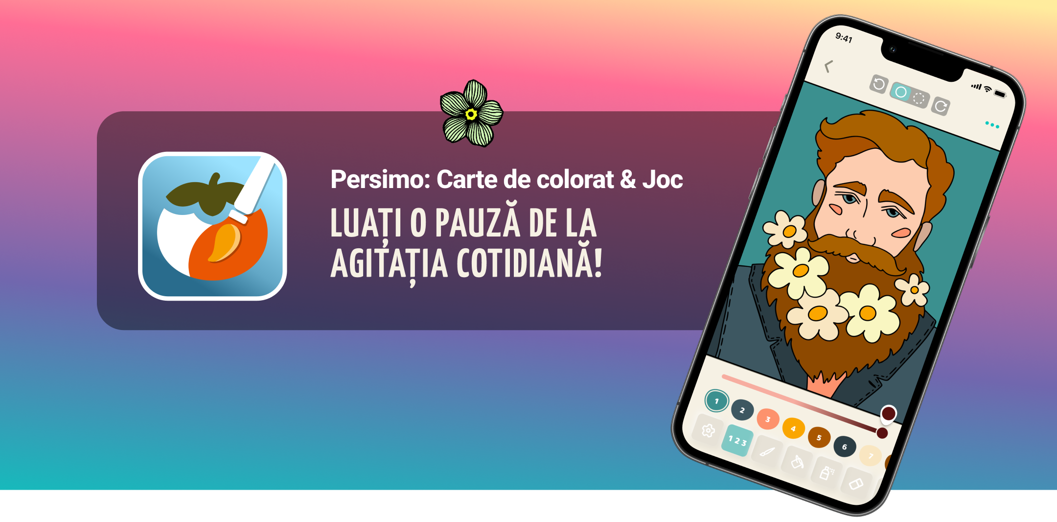 Descărcați aplicația de colorat și faceți o pauză