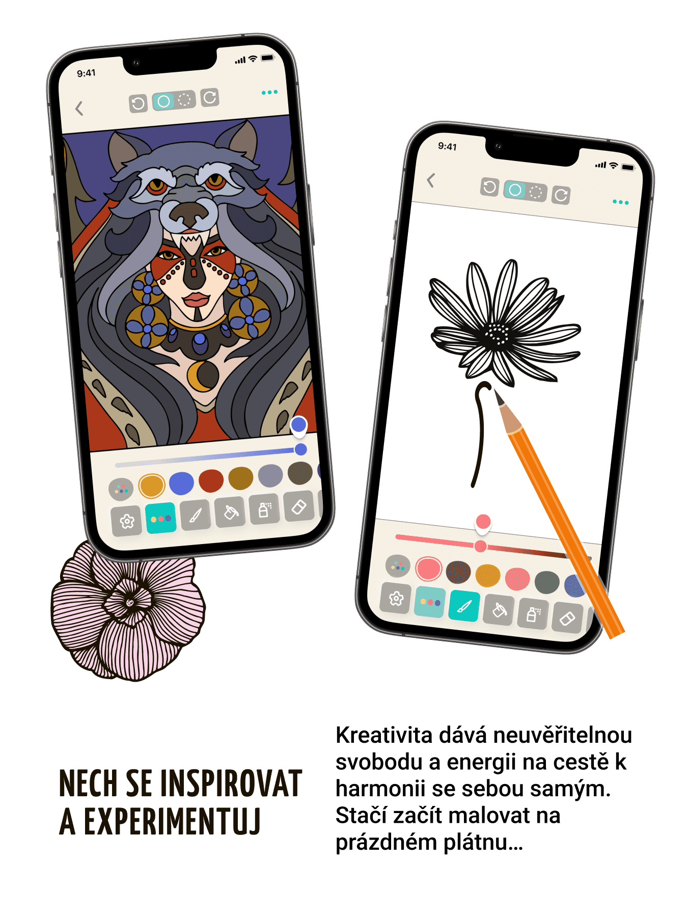 Omalovánky - experimentujte a inspirujte se