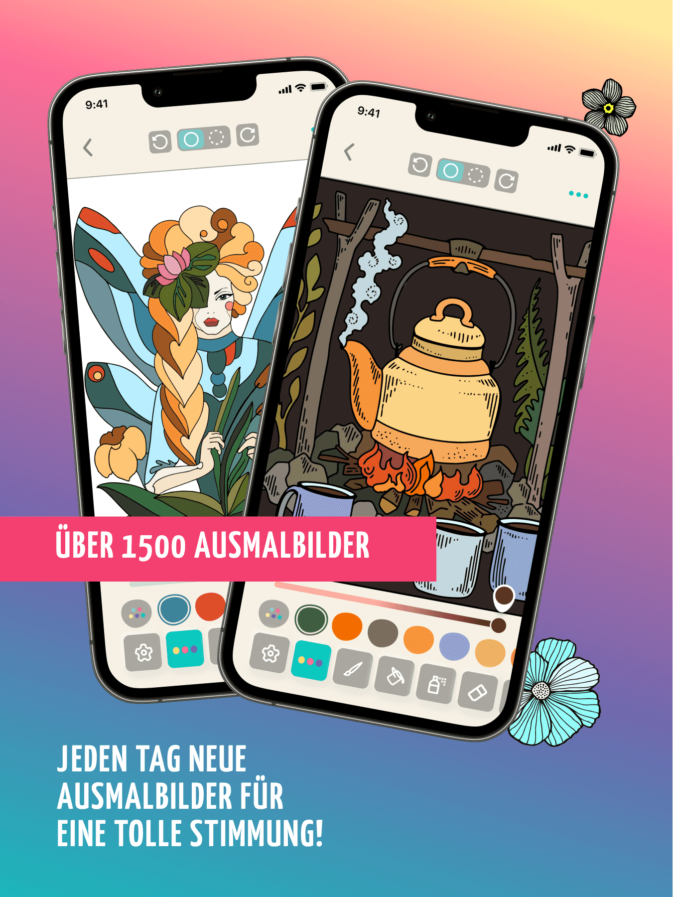 Färben Sie jeden Tag neue Malvorlagen