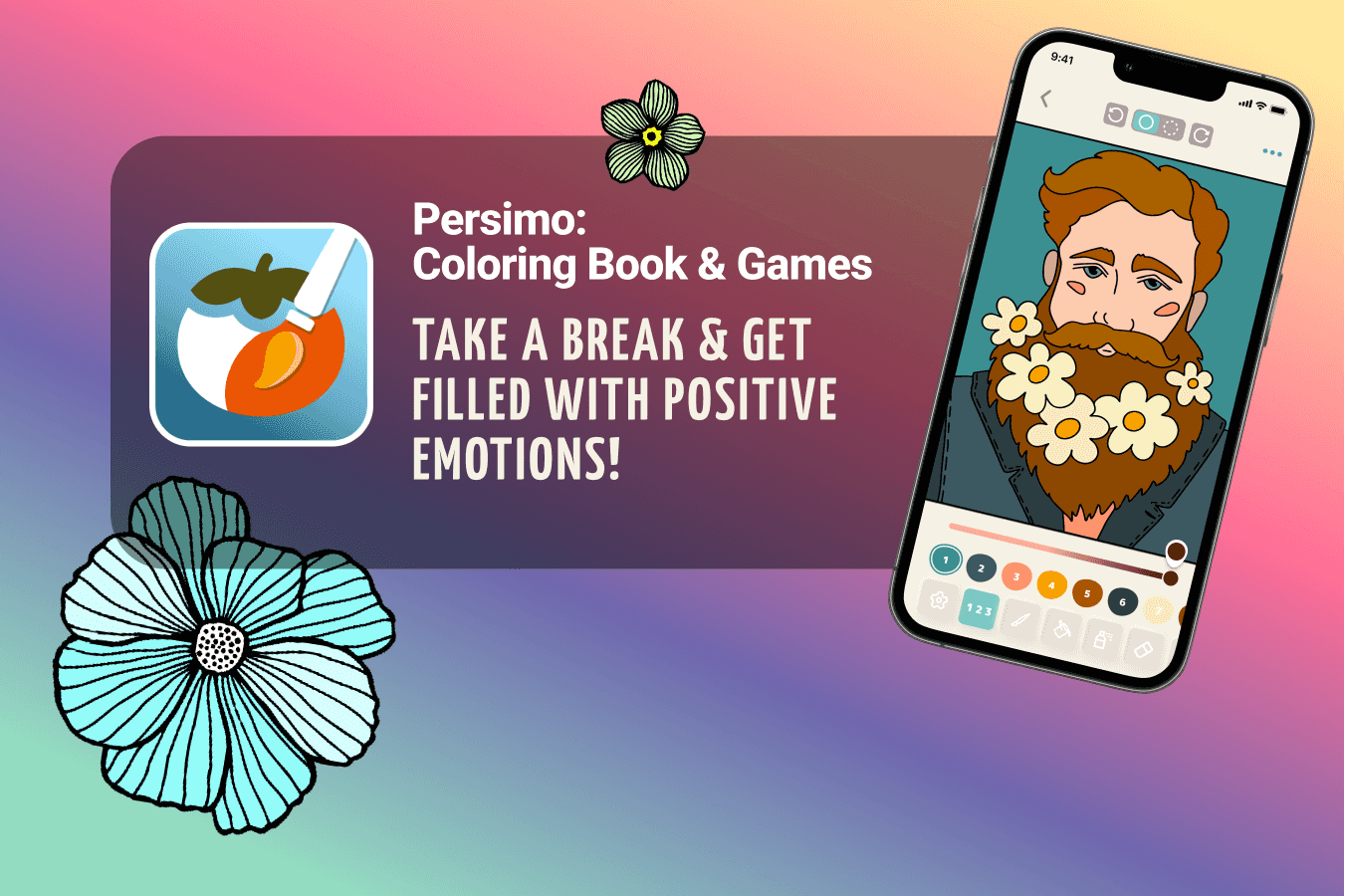 Coloring pages to relax for phone