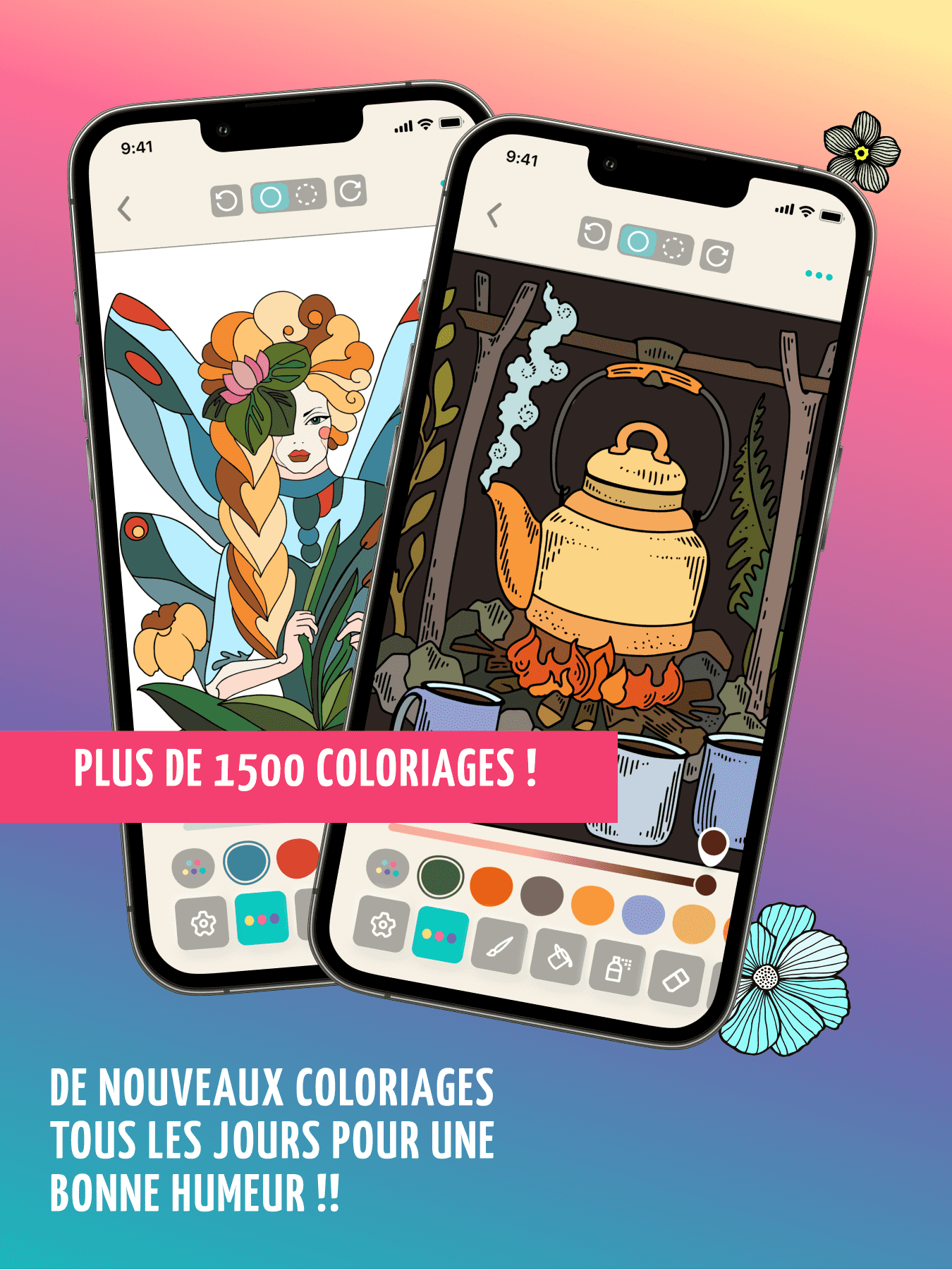 Coloriage de nouvelles pages à colorier tous les jours