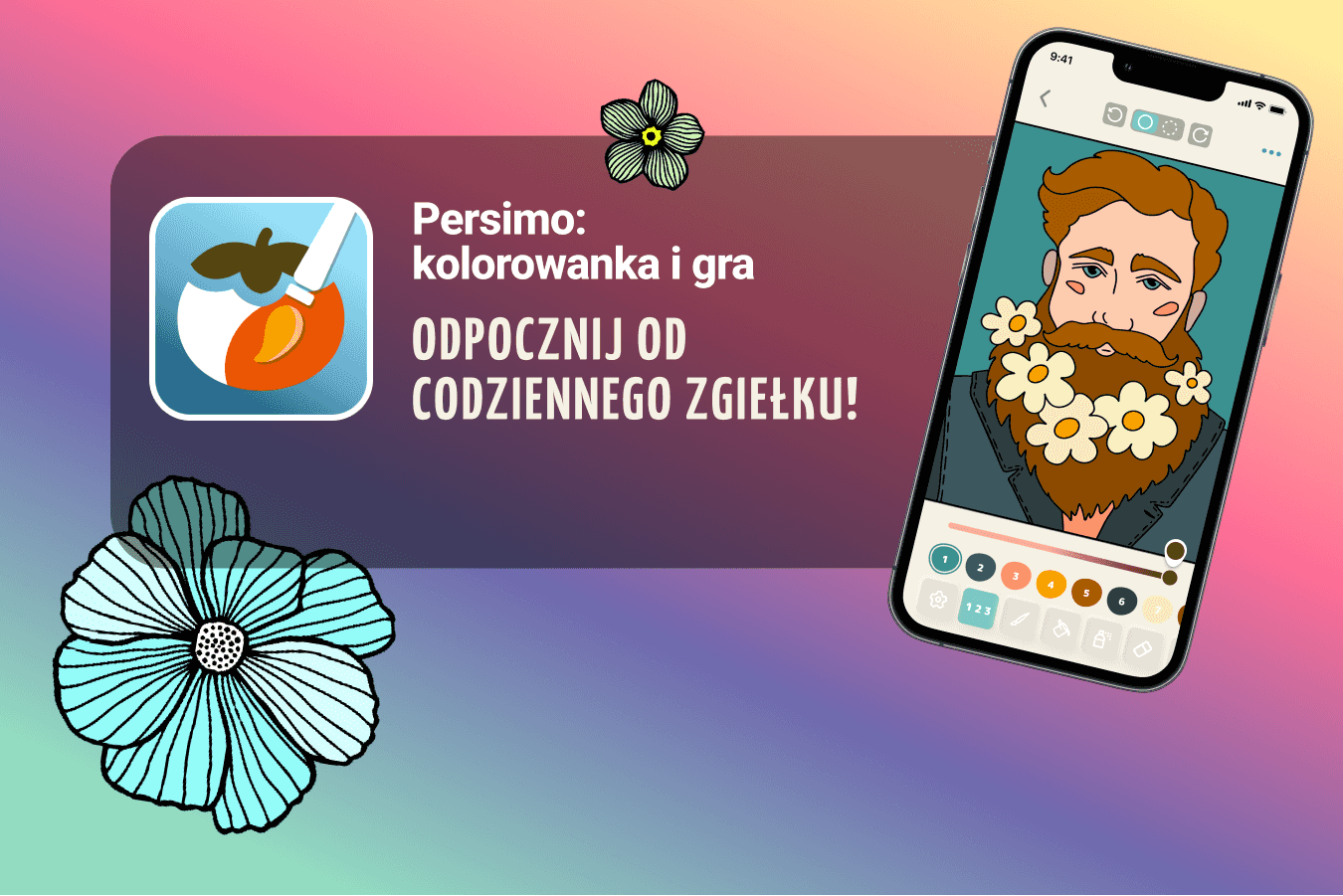 Kolorowanki do relaksu na telefon