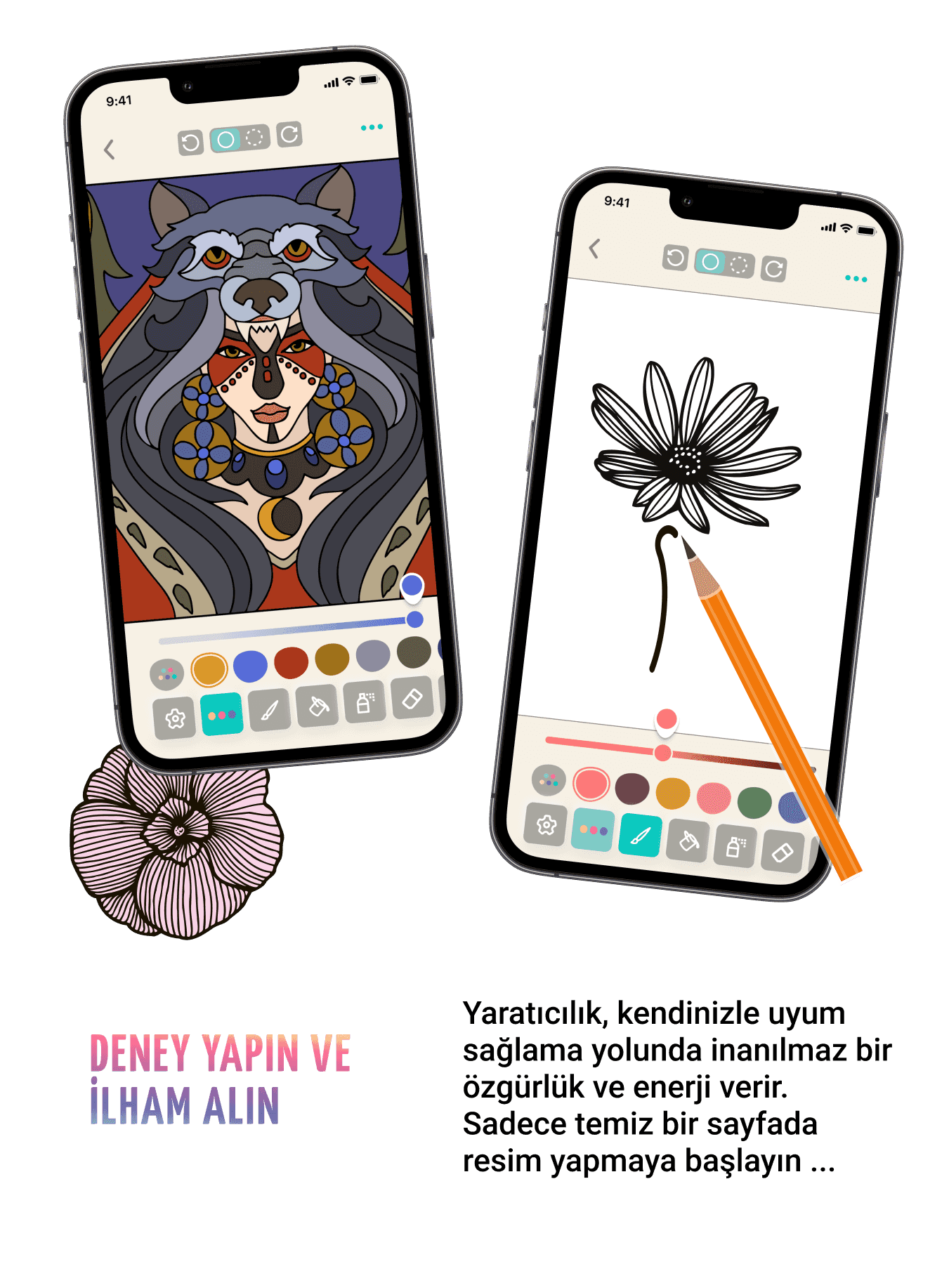 Boyama Uygulaması - Deneyin ve İlham Alın