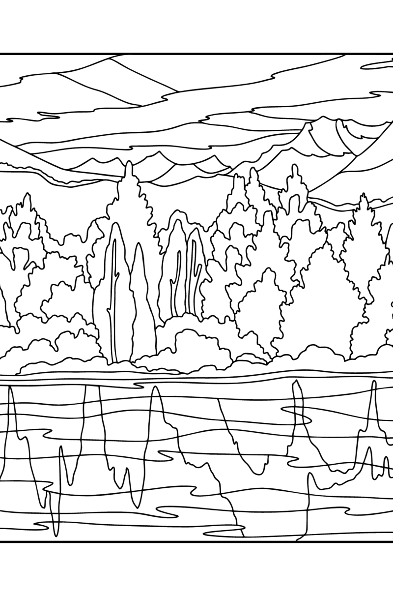 Autumn coloring pages for Adults Online or Printable