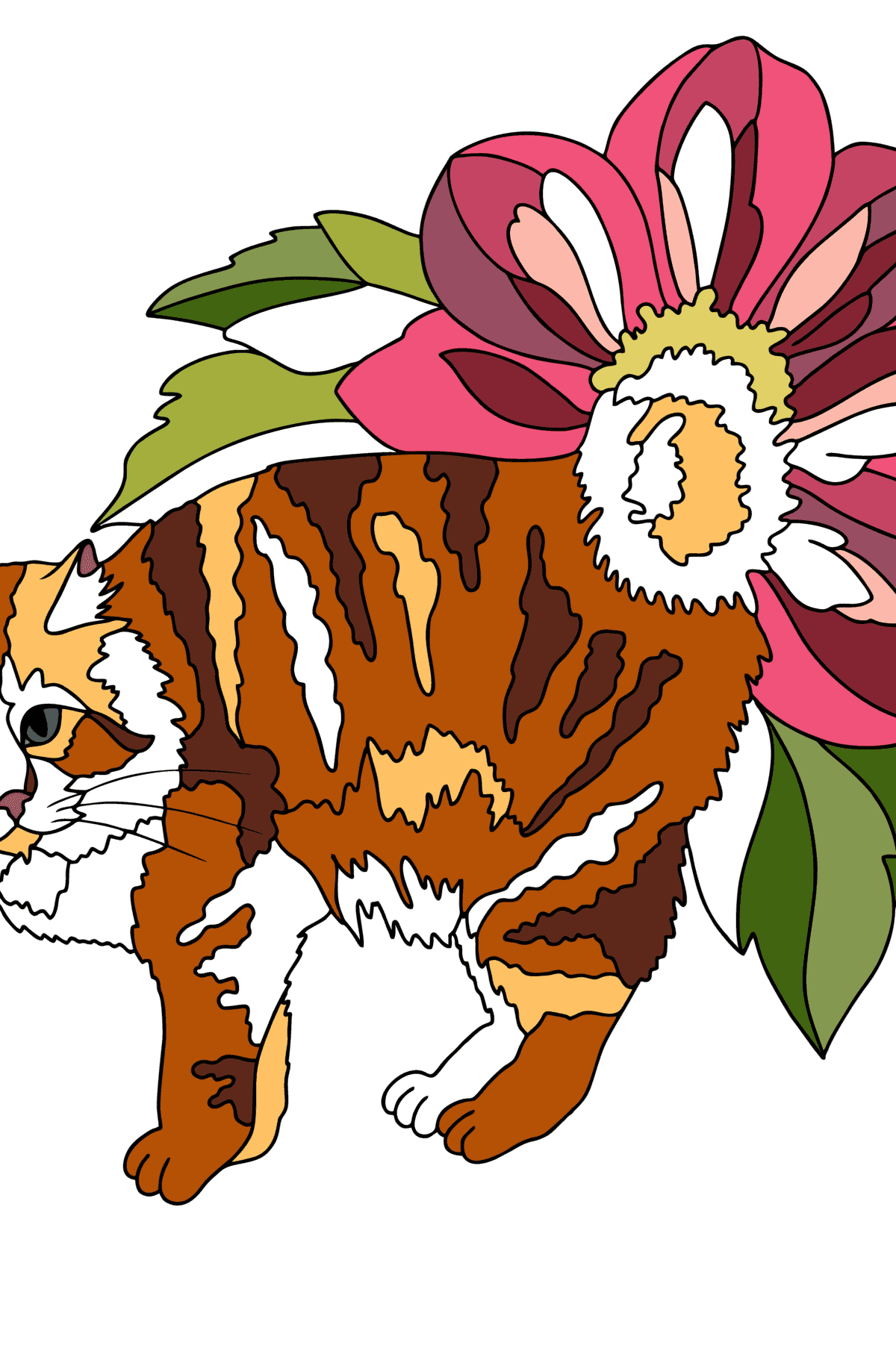 young-kitty-cats-coloring-pages-for-adults-online-and-print