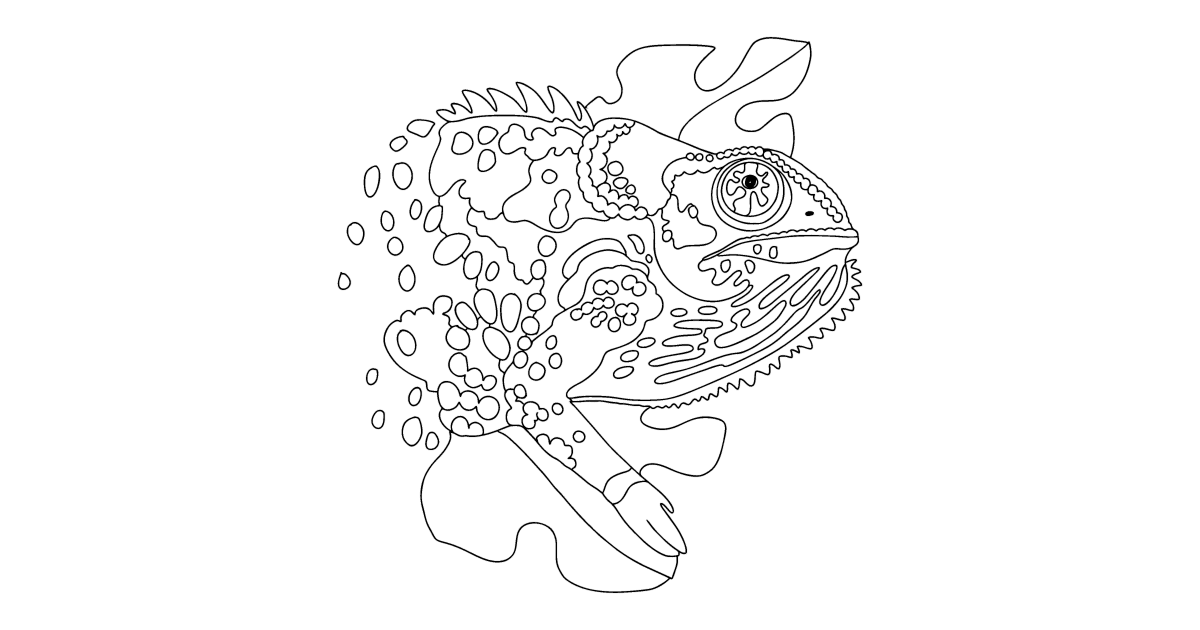  Animal Mosaic Coloring Pages  Best Free