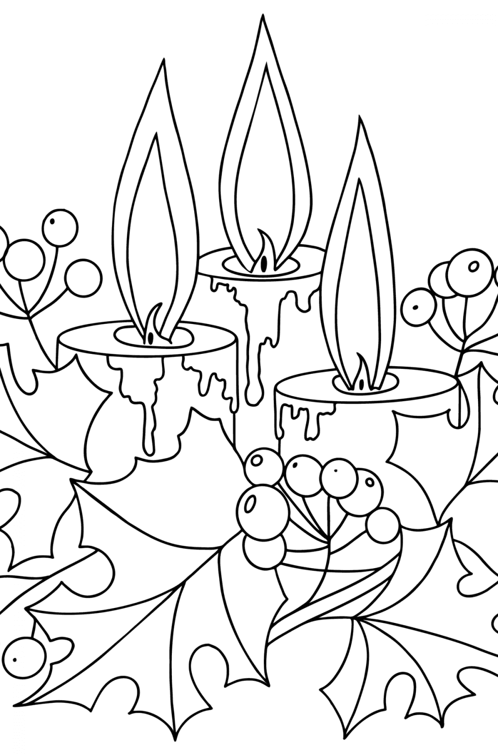 Christmas coloring pages for Adults - Online or Printable