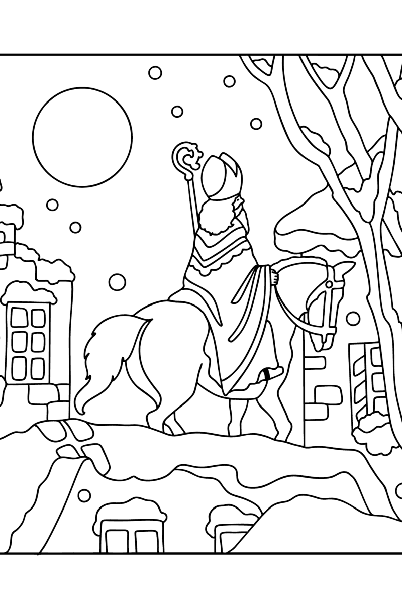 Christmas coloring pages for Adults - Online or Printable