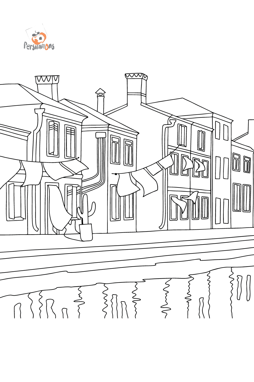 The Streets Of Mexico Coloring Page Coloring for Adults the-streets-of-mexico-coloring-page-coloring-for-adults