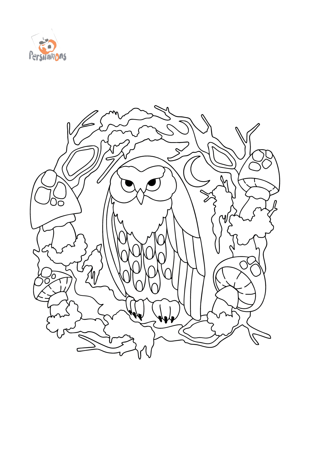 Mandala Owl coloring page | Coloring-for-Adults.com