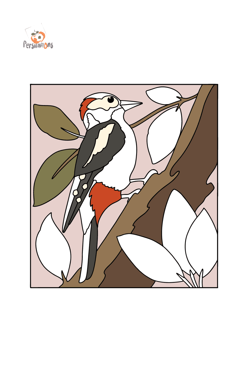 woodpecker coloring pages