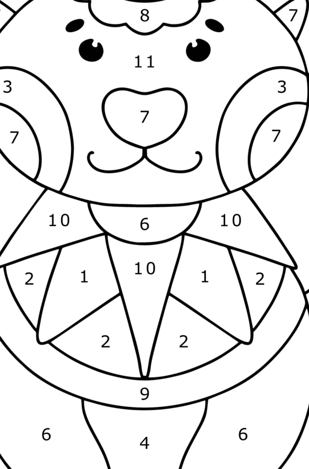 coloring-page-cat-with-patterns-for-kids-play-online-for-free