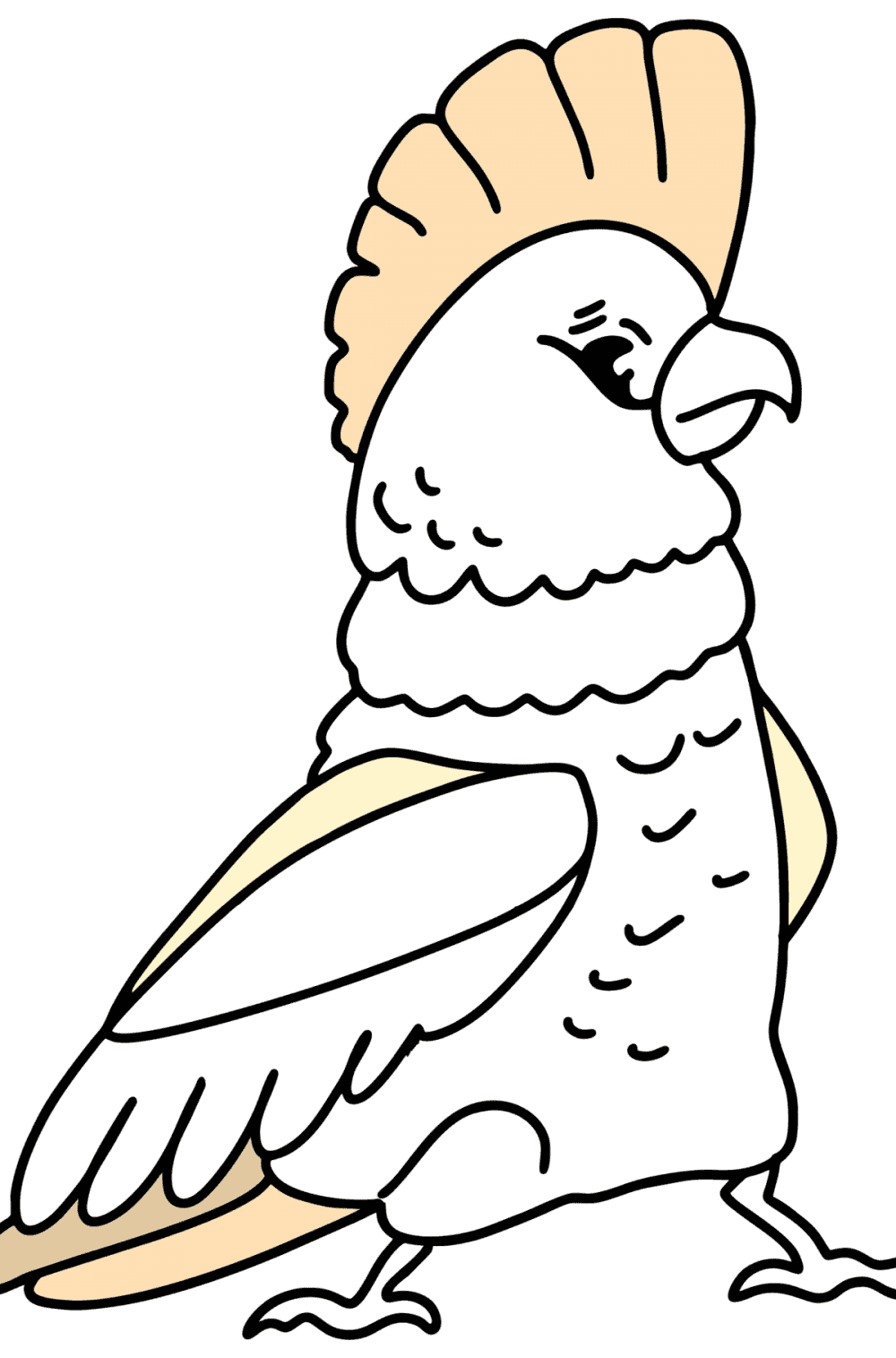 Coloring page hen with patterns for kids play online for free