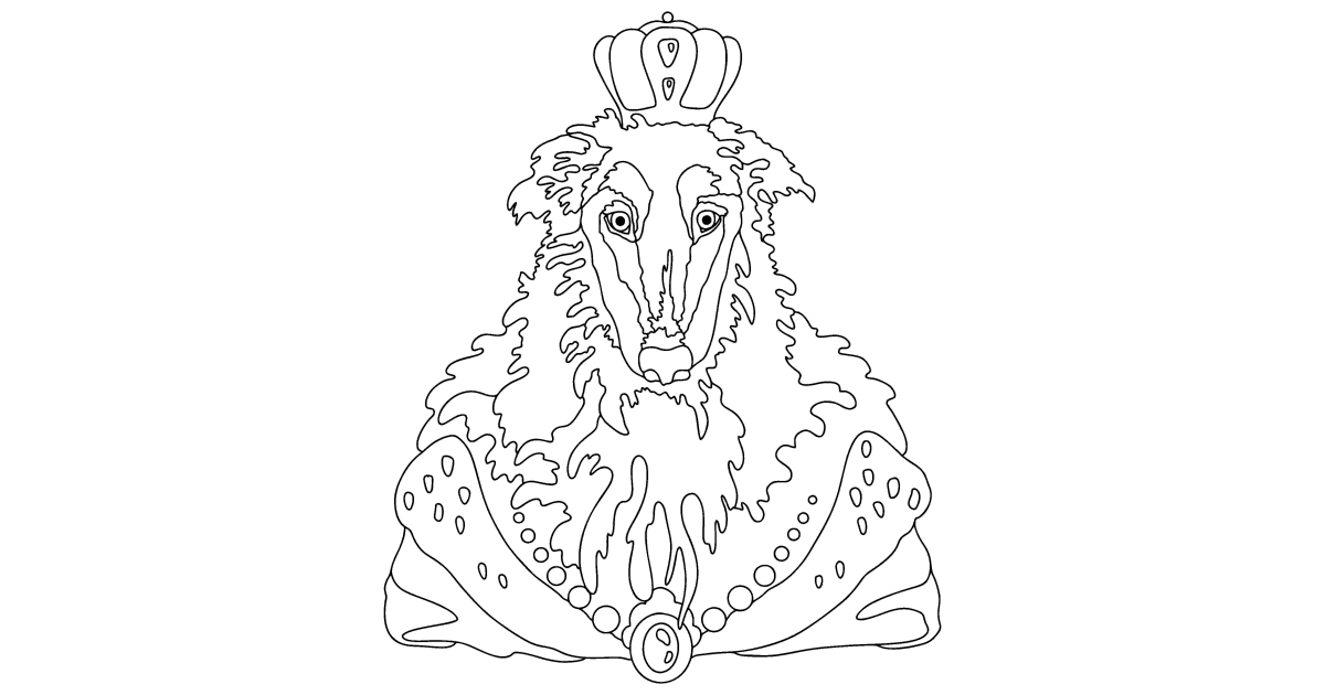 Hunting dog - Dogs Coloring pages for Adults Online & Print