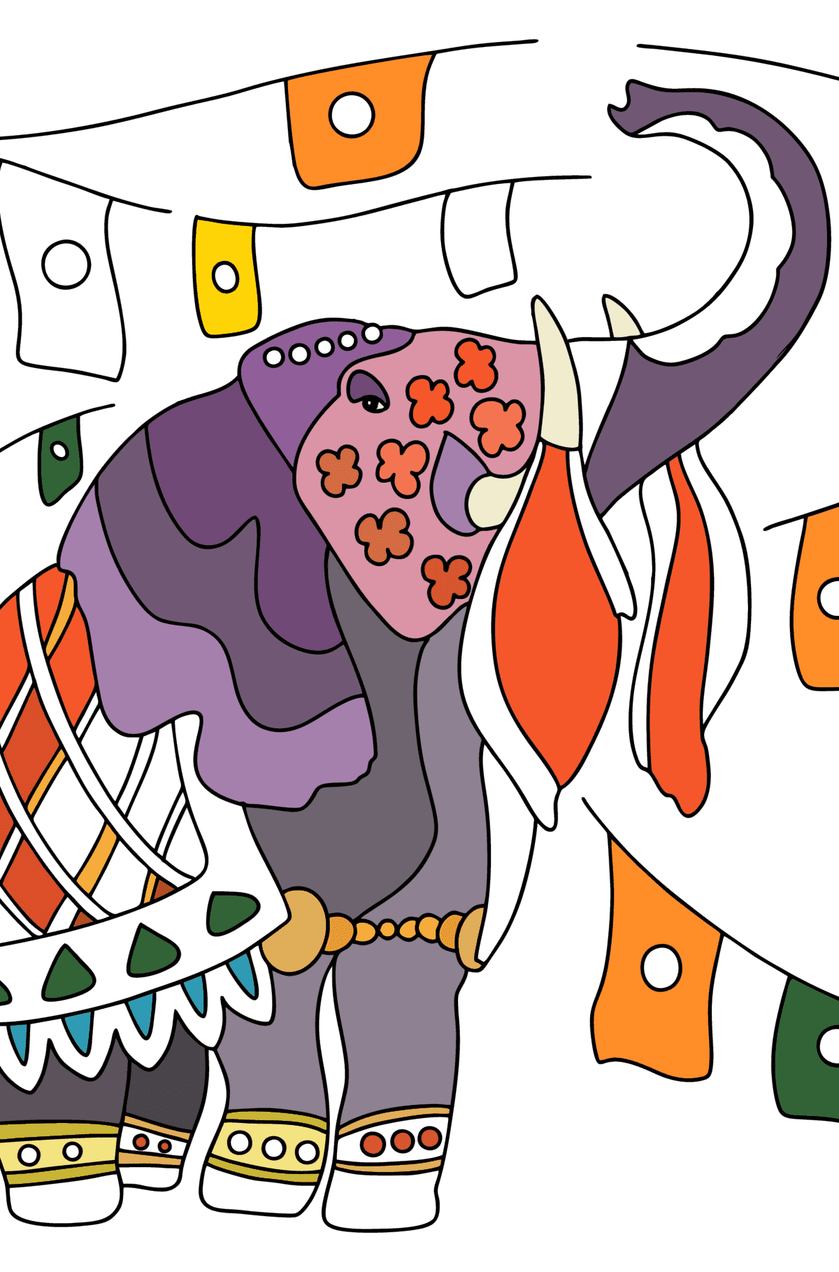 elephant-on-holiday-elephants-coloring-pages-for-adults-online