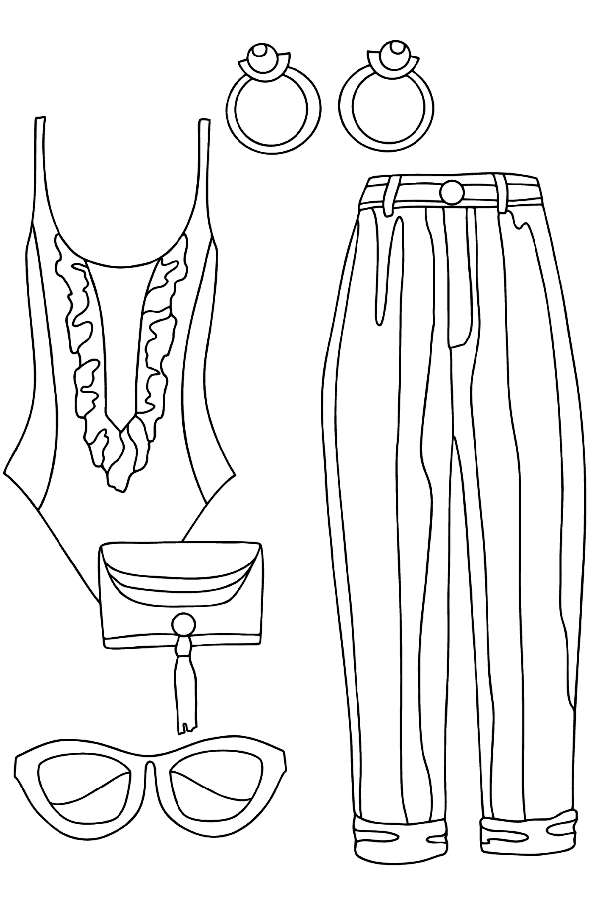 Fashion & Style coloring pages for Adults - Online or Printable