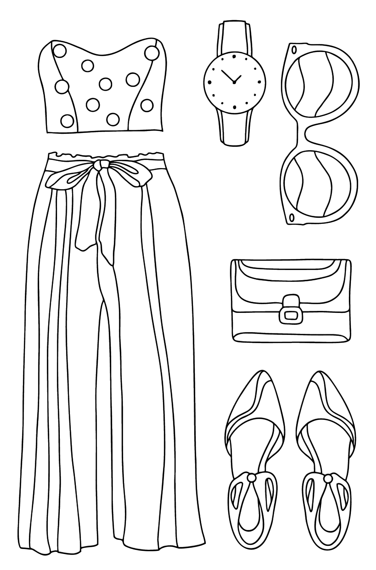 Fashion & Style coloring pages for Adults - Online or Printable