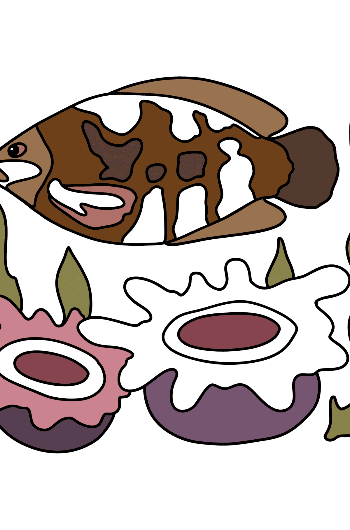 Guppy coloring page - Coloring Pages for Adults