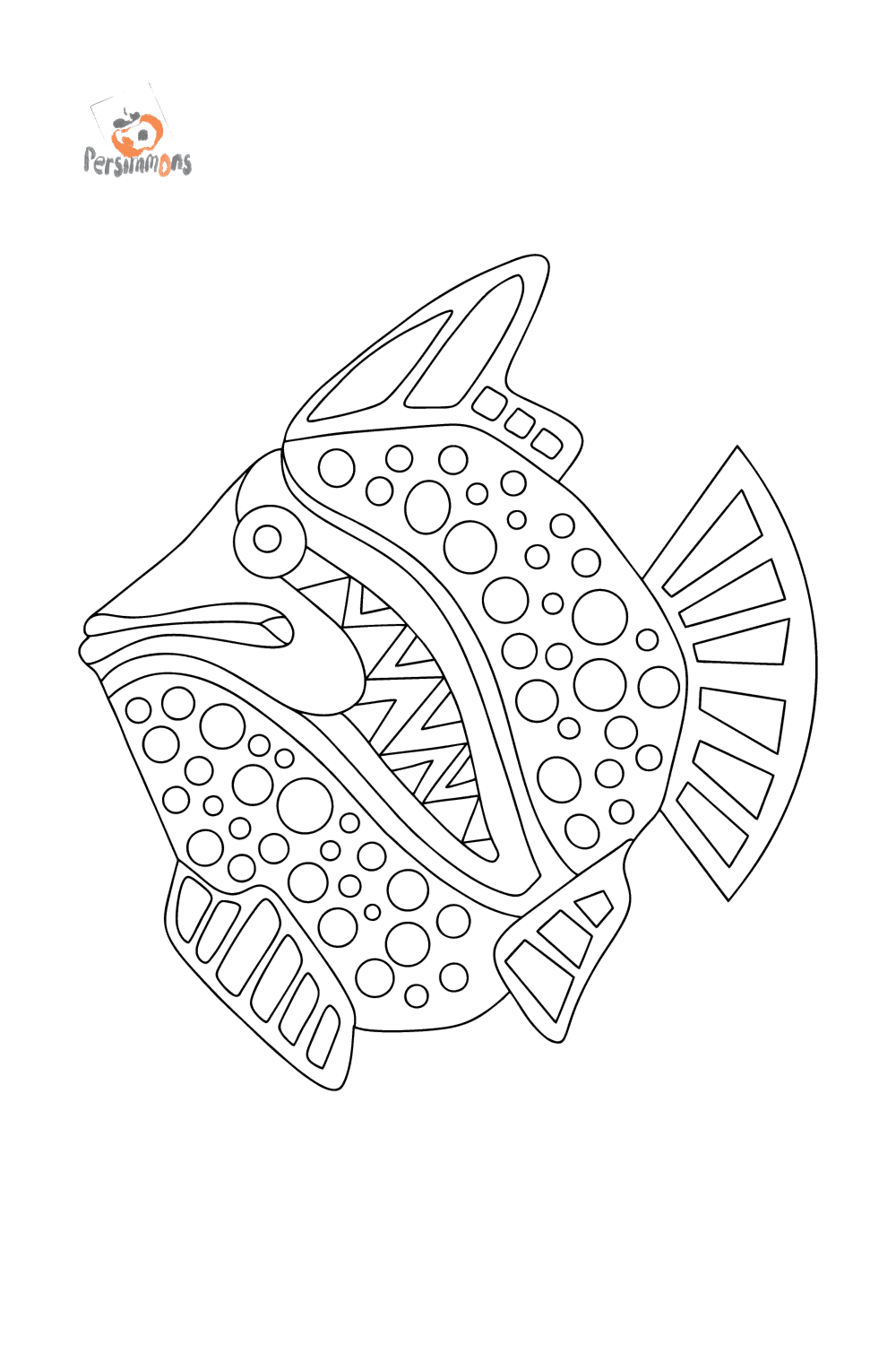 Раскраска рыбки Антистресс. Рыбки в воде