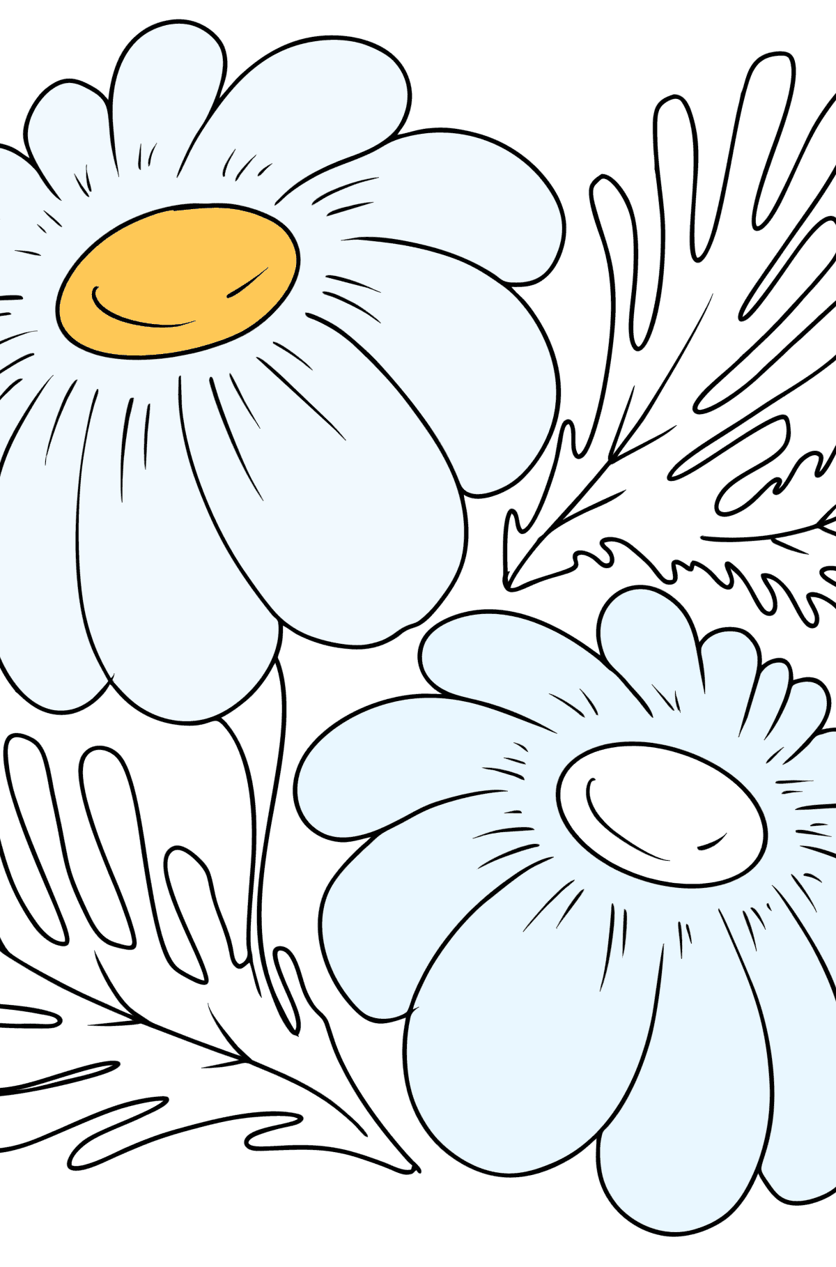 Aloe flowers coloring pages for adults online print