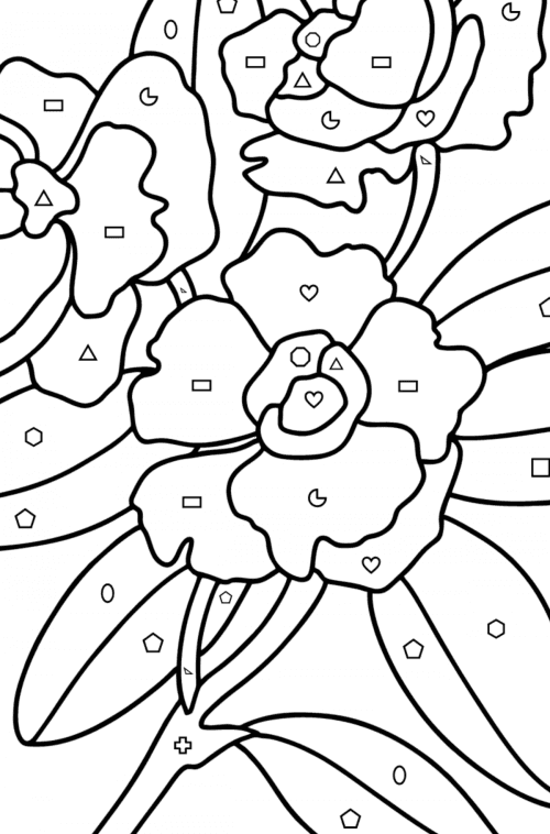 Beautiful gardenia - Flowers Coloring Pages for Adults Online