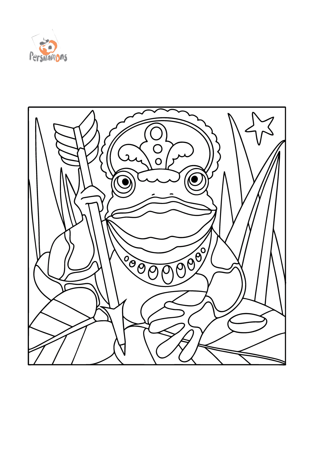 fairy-frog-frogs-coloring-pages-for-adults-online-and-printable