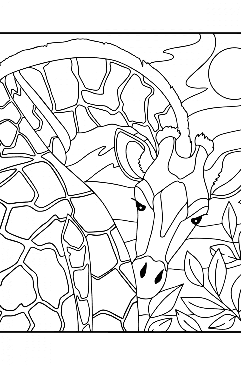 kind-giraffe-giraffes-coloring-pages-for-adults-online