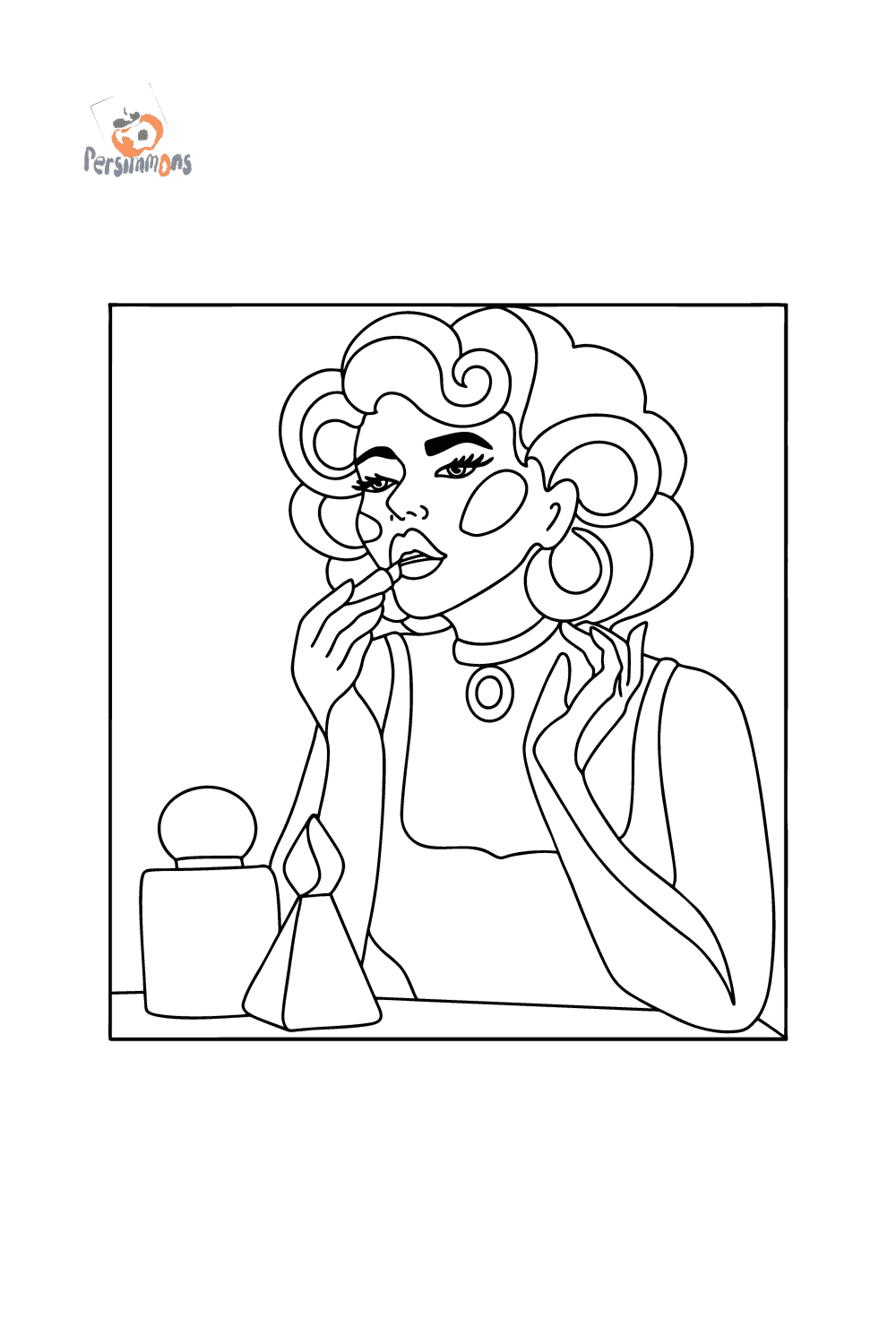 Actress woman coloring pages for adults print and online