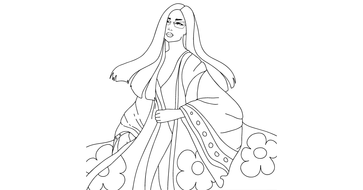 Woman coloring pages - Download, Print, and Color Online for Adults