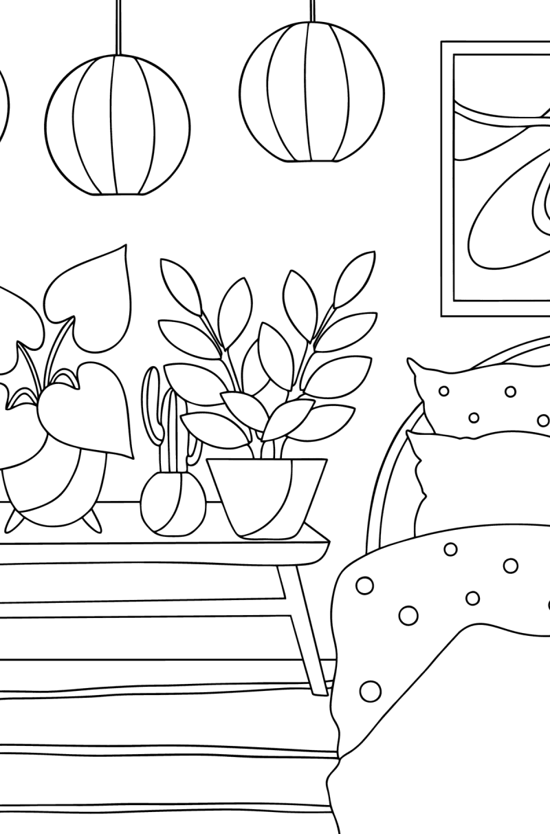 boho-style-bedroom-coloring-page-coloring-for-adults