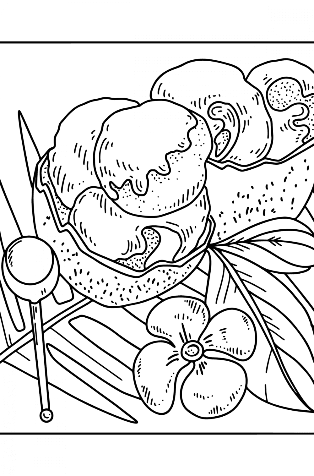 Ice cream coloring pages for Adults - Online or Printable