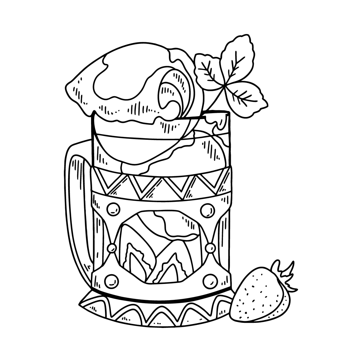 strawberry-ice-cream-ice-cream-coloring-pages-for-adults-online