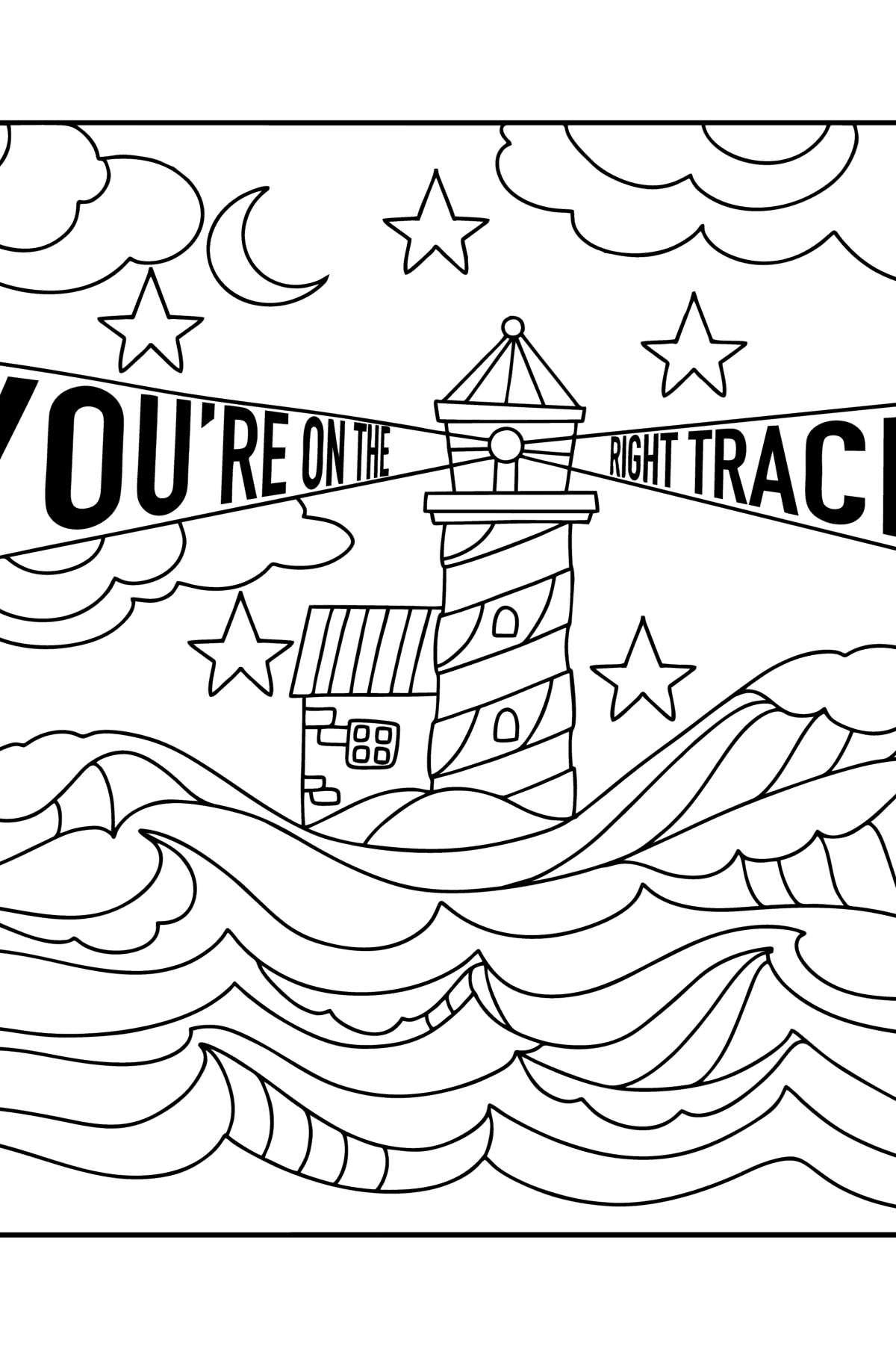 you-re-on-the-right-track-coloring-page-coloring-for-adults