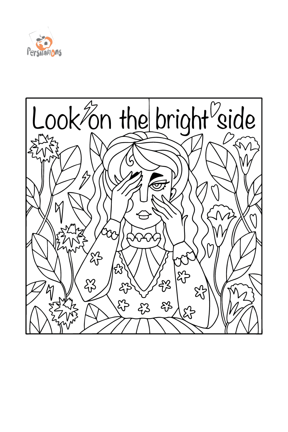 Hang in there coloring page coloring for adults
