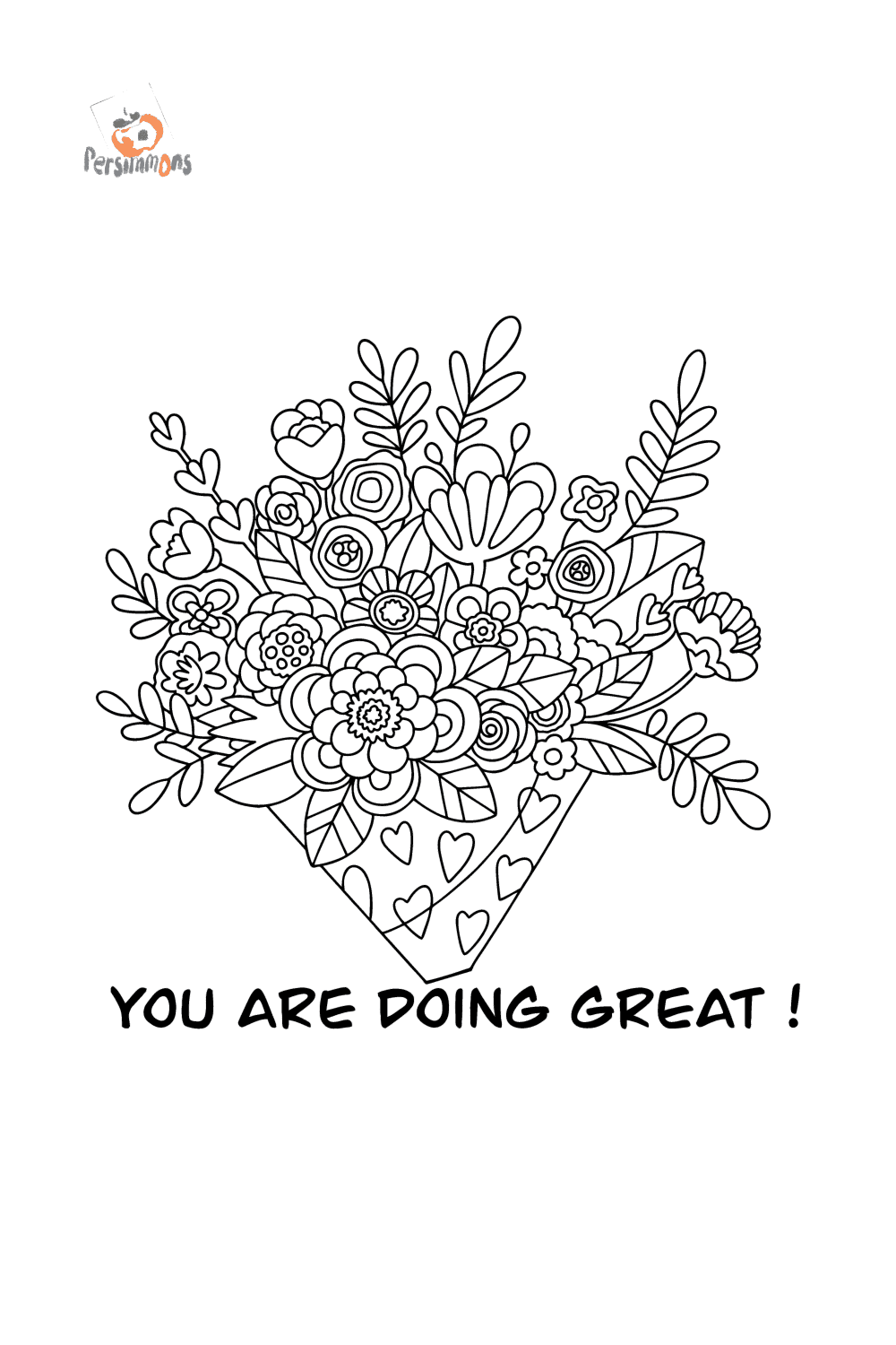You Are Doing Great Coloring Page Coloring for Adults you-are-doing-great-coloring-page-coloring-for-adults