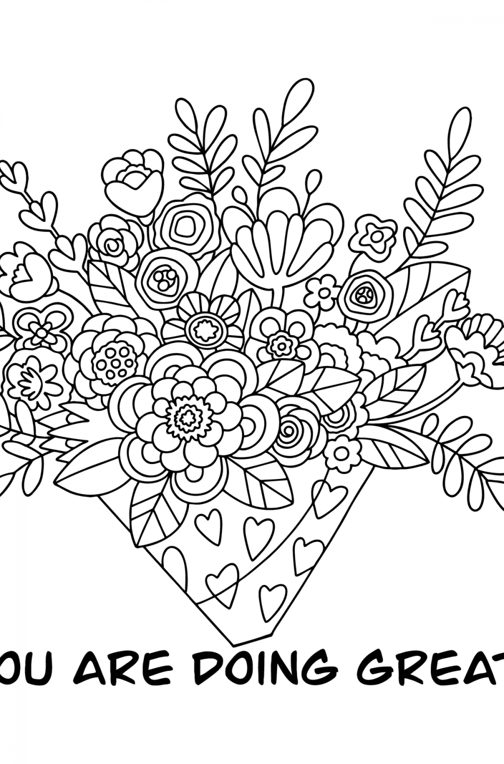 You Are Doing Great Coloring Page Coloring for Adults you-are-doing-great-coloring-page-coloring-for-adults