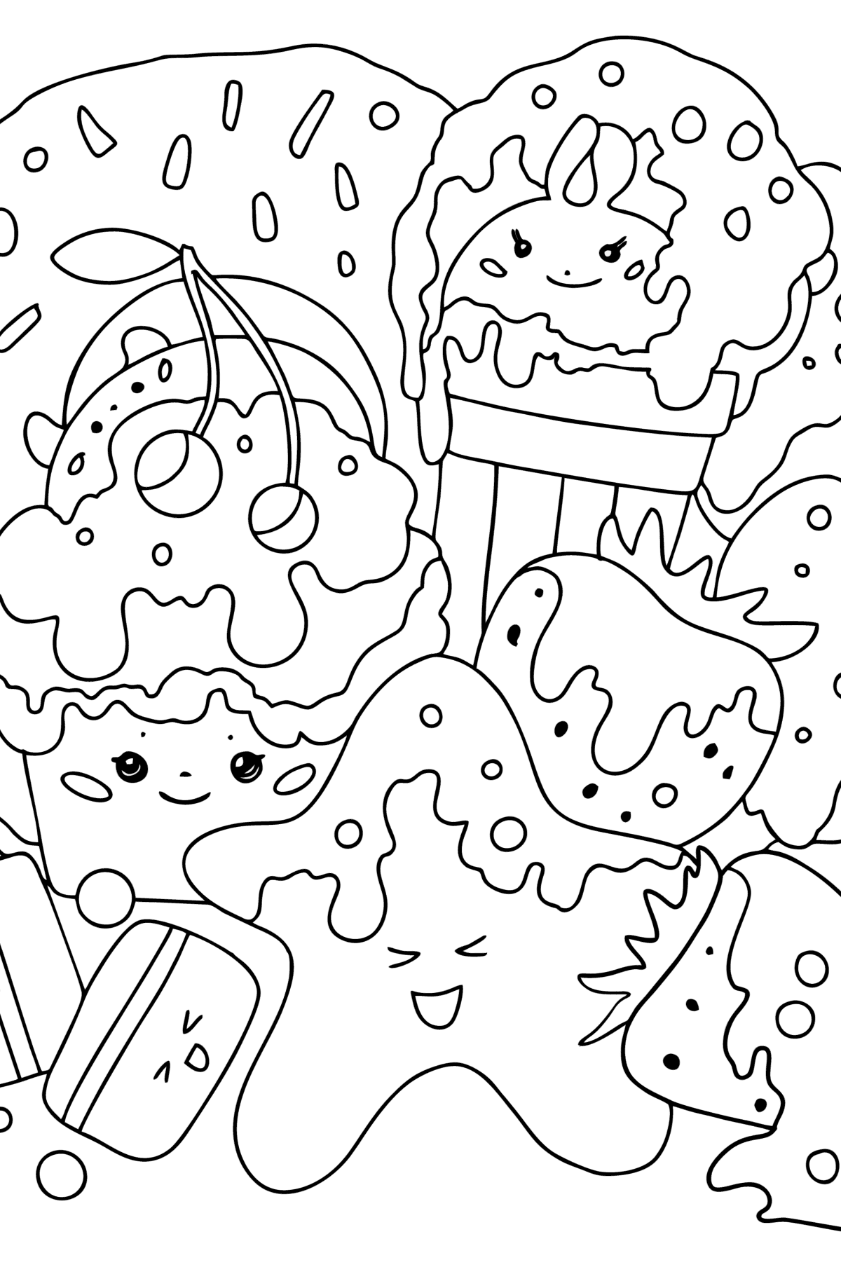 41 necessary how to draw kawaii food food coloring pages cute coloring