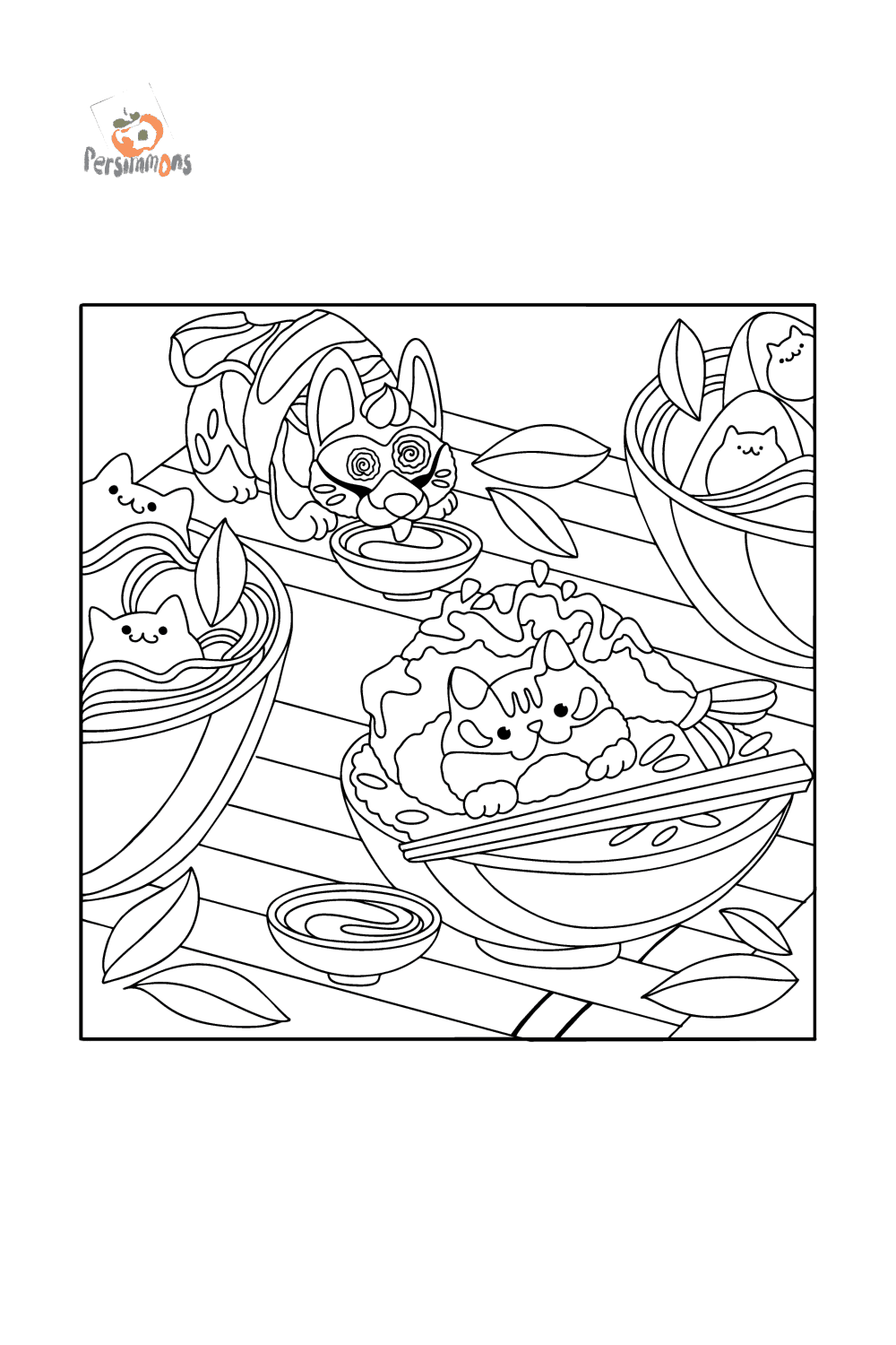 japanese-lunch-coloring-page-coloring-for-adults