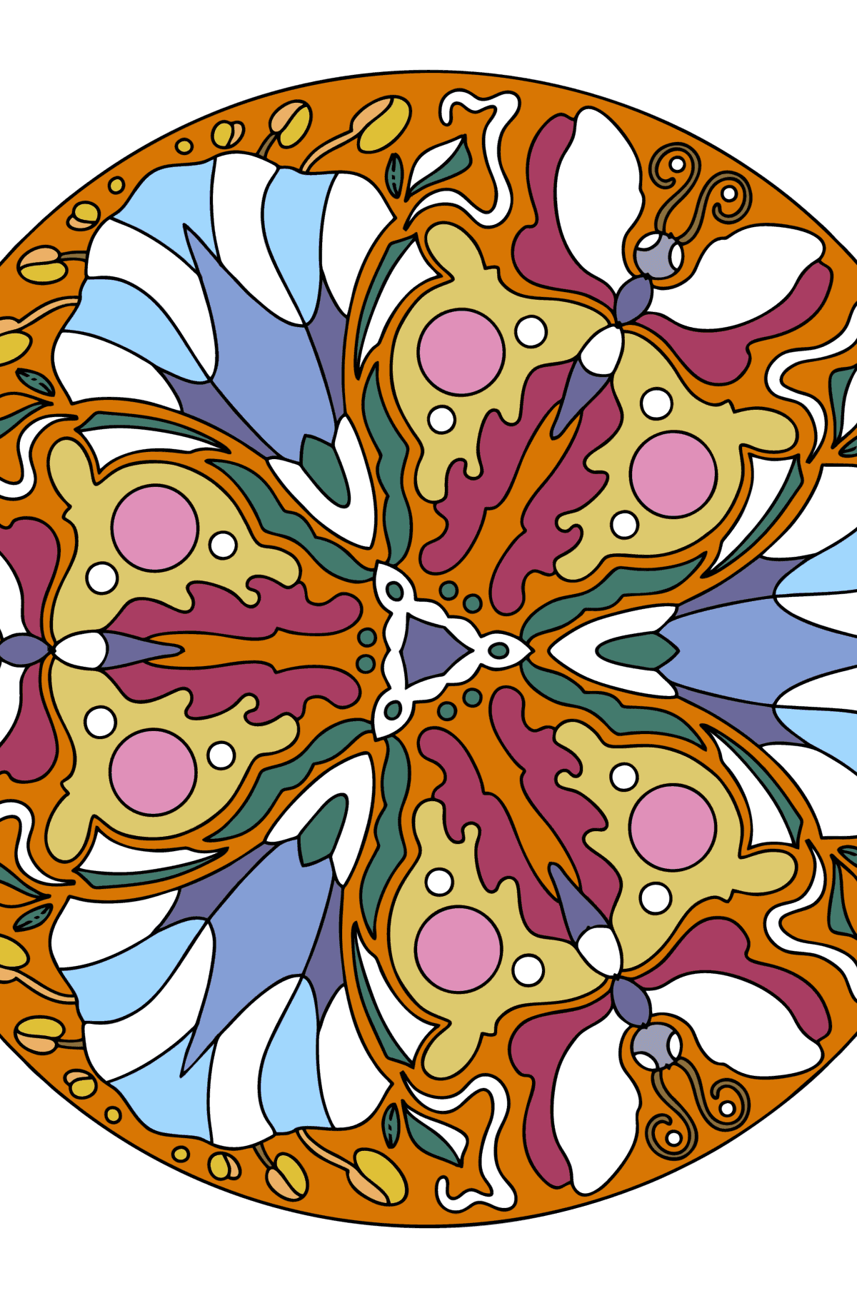 Kleurplaten Mandala voor volwassenen