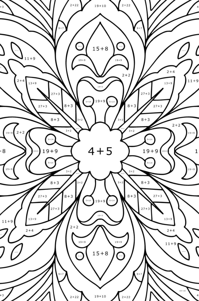 Mandala of love coloring page coloring for adults